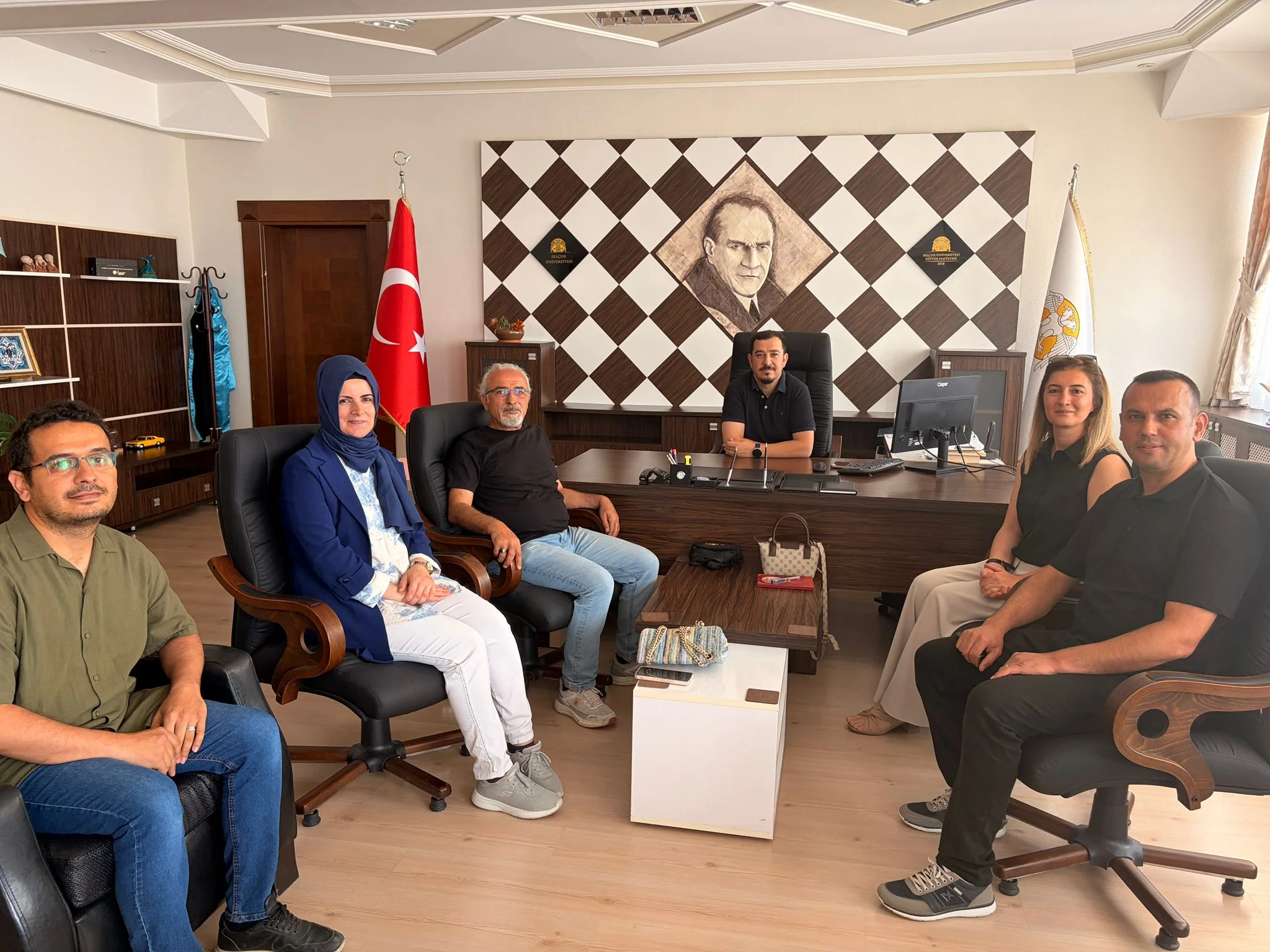 Eğitim Fakültesi ve Konya İl Millî Eğitim Müdürlüğü YEĞİTEK Proje Koordinatörleri Bir Araya Geldi